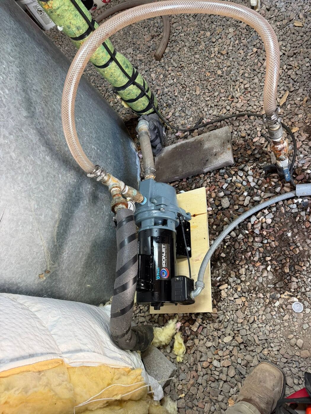 New jet pump installation